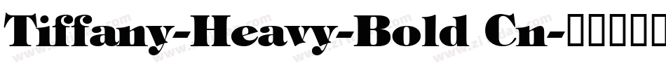 Tiffany-Heavy-Bold Cn字体转换